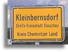 Ortseingangsschild Kleinbernsdorf